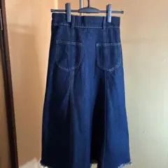 デニムのフレアースカート