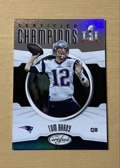 NFL PATRIOTS TOM BRADY 2017 CERTIFIED