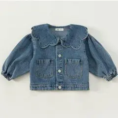 デニムジャケット　アウター　長袖　ジャンバー　Gジャン　韓国子供服　新品未使用