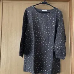 HEART MARKET ブラウンドット柄 チュニック