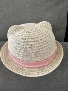 (最終値下げ)ミキハウス ホットビスケッツ麦わら帽子