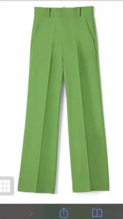 【新品未使用タグ付】GRL グレイル センタープレスストレートパンツ