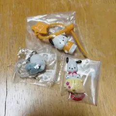 サンリオ　ポチャッコ　カプセルトイ　3点セット
