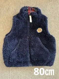 即日発送　ホットビスケッツ　ミキハウス　リバーシブルベスト