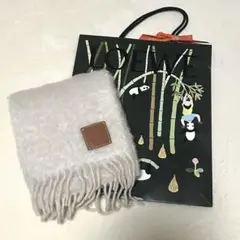 LOEWE ロエベ マフラー ストール ホワイト クリーム