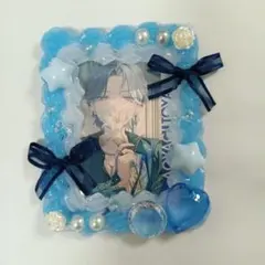 ホイップデコ トレカケース 水色 青