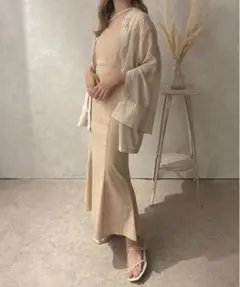 apres jour clair マーメイドキャミワンピース