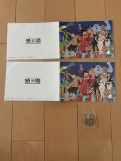 非売品くら寿司×ONE PIECE コラボ　ポストカード、マグネット3点セット