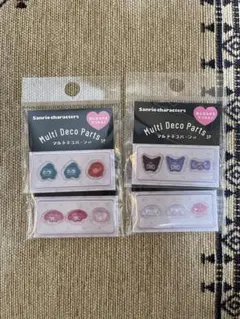 マルチデコパーツ　サンリオ　ハンギョドン　クロミ　マイメロ　シナモン