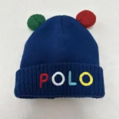 POLO ベビー ニット帽 46-50cm