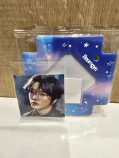 TXT☆BANDAI☆ビジュアルスクエアフォトシールケース☆ボムギュ