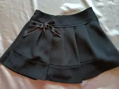 ショパン　フォーマルスカート　リボン付き ブラック　110　卒園式　入学式