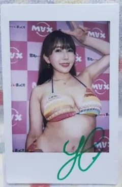 ★イベント限定品　波多野結衣　直筆サイン入りチェキ★水着のサムネイル