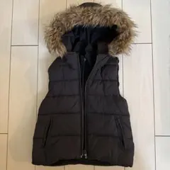 平成ギャルファー付きダウンベスト