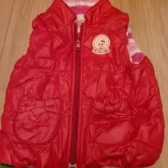 ミキハウス 赤 ベスト 90 チョッキ MIKIHOUSE アウター