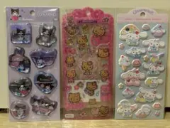 くろみちゃん・ハローキティ・シナモロール シールセット