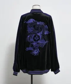 REFLEM/レフレム』スカル刺繍スカジャン - メルカリ