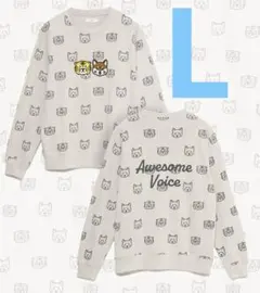 《未使用新品》graniph 柴犬と虎の刺繍 トレーナー L