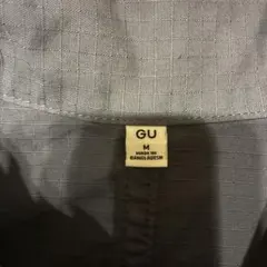GUウォッウオッシュドユーティリティーシャツ ブルー系