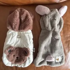 韓国で購入 犬服 クマとウサギデザイン 2点セット
