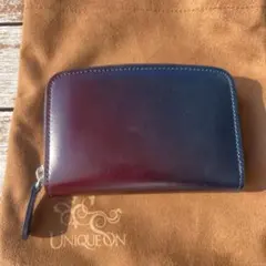 レーデルオガワ UNIQUEON ユニコーン オイルコードバンミニウォレット