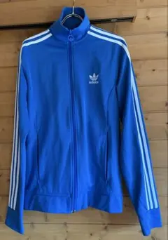adidas ジャージ ブルー