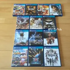スーパーボンバーマンR、アルスラーン戦記×無双等　PS4ソフト13本セット