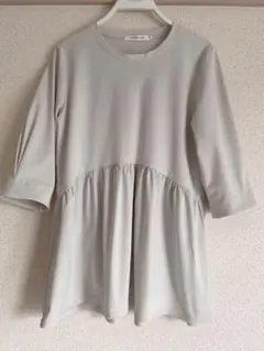 AMERICAN HOLIC ペプラム チュニック ライトグレー Mのサムネイル