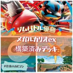 【12/11ジムバトル優勝】メガルカリオex構築済みデッキ　マクノシタジムプロモ