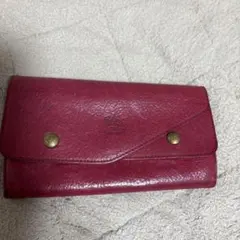 イルビゾンテ　長財布　レッド