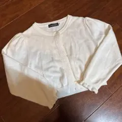 BeBe カーディガン 120 フォーマル　ホワイト　白