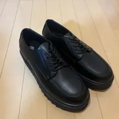 厚底シャークソール Uチップ レースアップオックスフォードシューズ