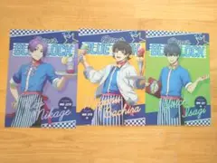 【新品未使用】ブルーロック クリアファイル 3枚 マスキングテープ セット
