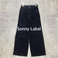 【Sonny Labal】コーデュロイワイドパンツ ブラック