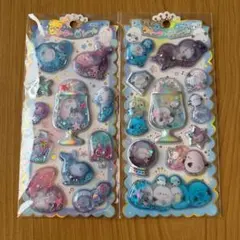 【正規品】キラキラウォーターinシール　シマエナガ　ペンギン　アザラシ