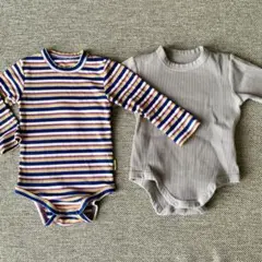 美品　メイクユアデイ　ロンパース2枚セット
