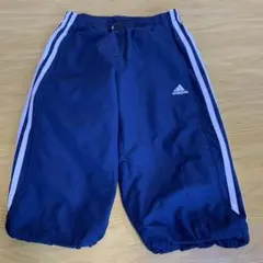 adidas ネイビー ハーフパンツ サイドストライプ