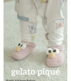 【SESAME STREET】【BABY】エルモ ベビー靴下　ジェラピケ