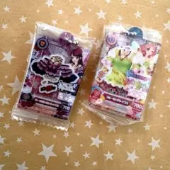 アイカツ！　紫吹蘭ちゃん　北大路さくらちゃん　アクリルチャーム　ガチャ