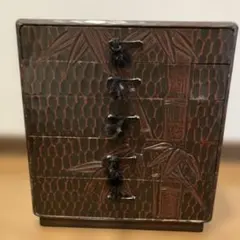 李朝 木 木工 時代物 八角箱 金具 李朝家具 収納箱韓国美術木製収納