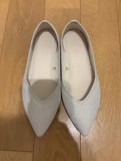 ウォッシャブルニットフラットシューズ　gu