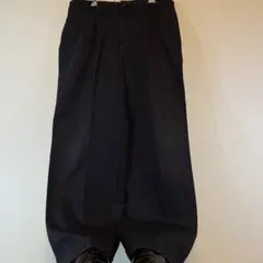 さ*の様 IZOD 濃紺 ワイド チノパン 2タック W35 アメカジ古着 90