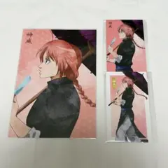 銀魂 神威 夏の歩み 水彩画ver. イラストシート ポストカード 特典