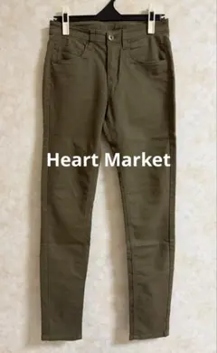 Heart MarketストレッチパンツスキニーMカーキ