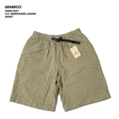 GRAMICCI 旧ロゴ 復刻 シアサッカー ショートパンツ 未使用 タグ付 L