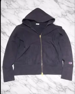 Champion ネイビー フルジップ パーカー