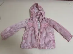 moujonjon 花柄ウィンドブレーカー ピンク 110cmのサムネイル