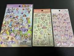ちいさなプリンセスソフィア サンリオ ぷくっとシール 3枚セット