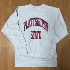 【美品】チャンピオン リバースウィーブ Plattsburgh State XL