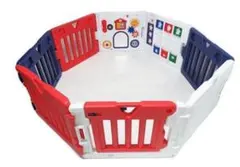 【美品】　日本育児　ベビーサークル　トリコロール